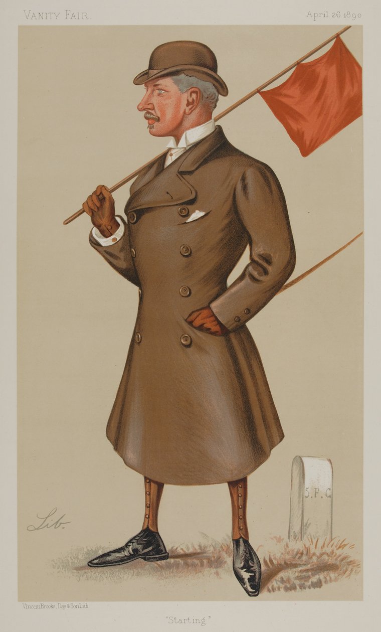 Lord Marcus Beresford, Vanity Fair, 1890-04-26 by Liborio Prosperi