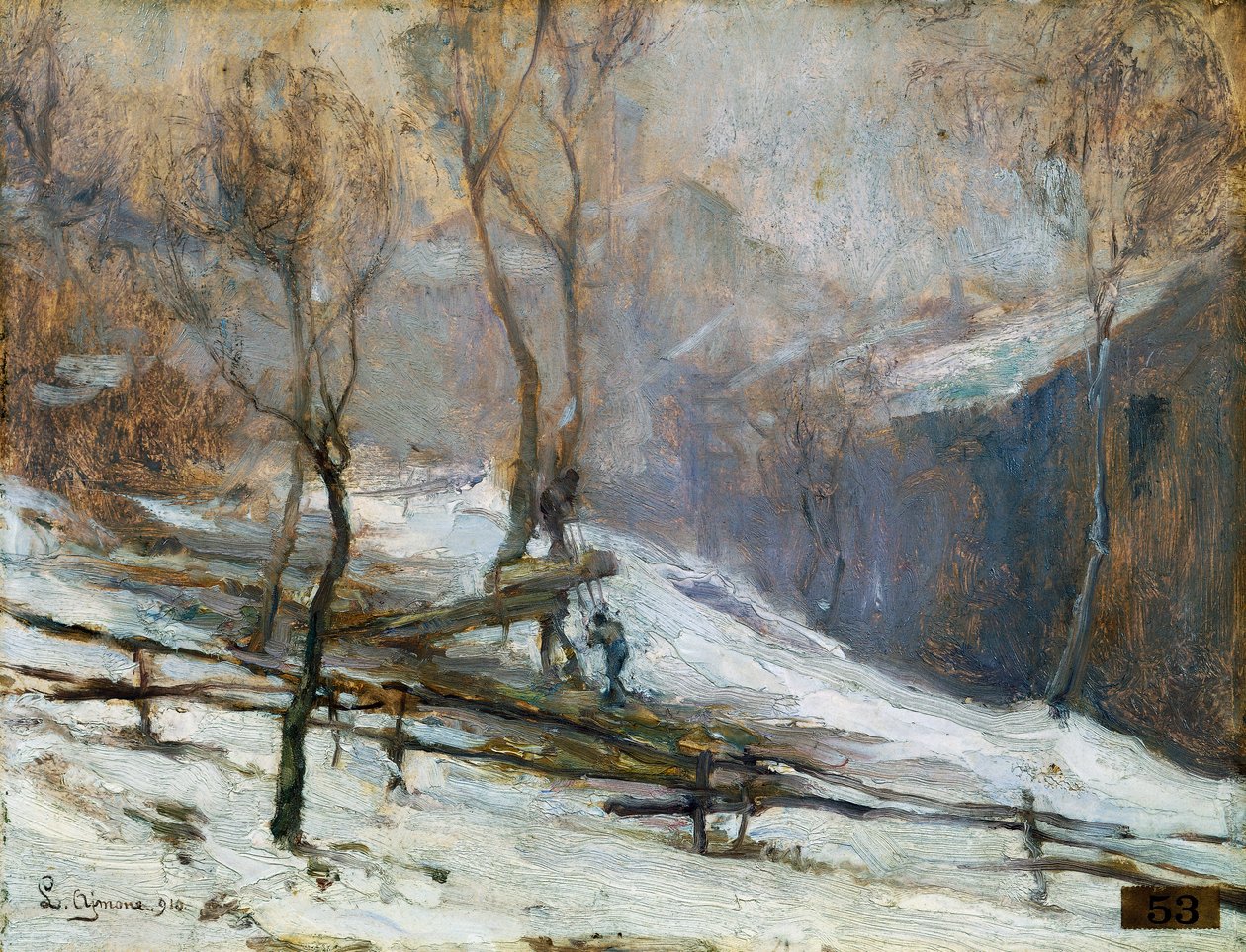 Snow (Impression) by Lidio Ajmone