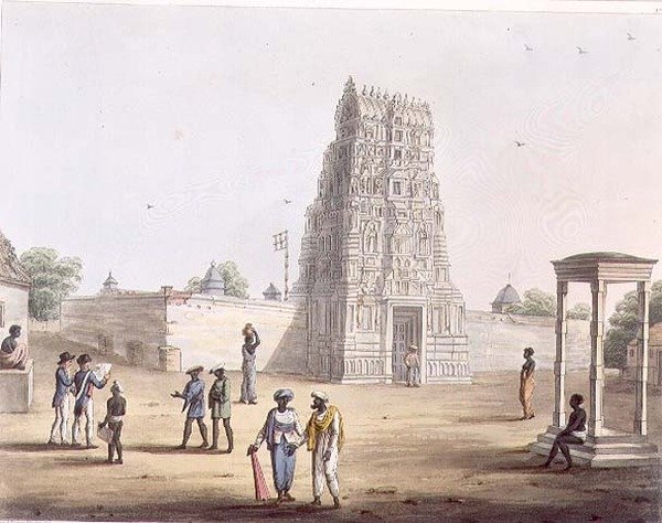 A Pagoda at Strupermador, plate 23 from 