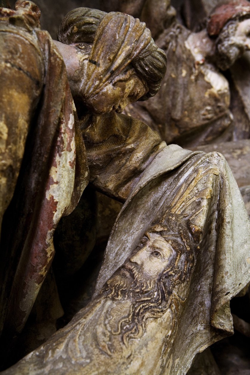 Altar piece, left panel (detail) by Ligier Richier