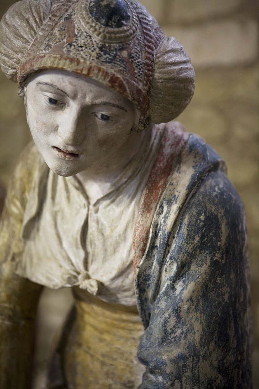 Holy Woman in a Bonnet by Ligier Richier