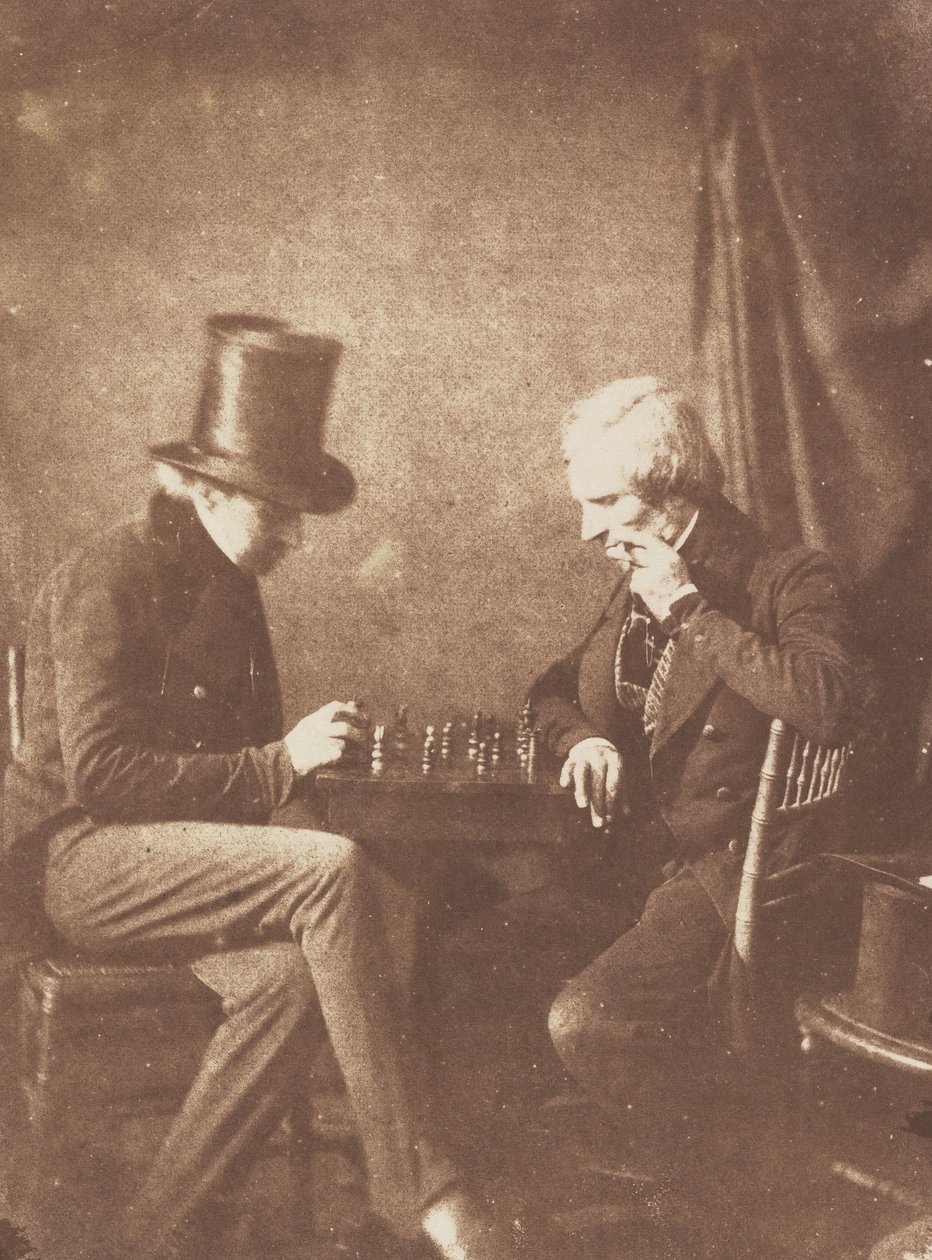 The Chess Players by Likely by Antoine François Jean Claudet.