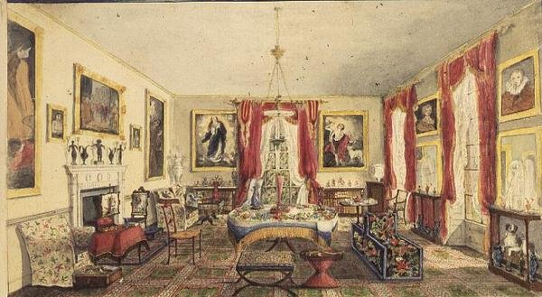 The Drawing Room at Aynhoe by Lili Cartwright