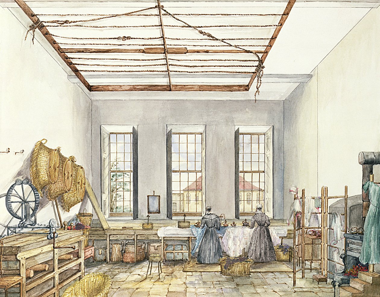The Laundry at Aynhoe, 23rd February 1847 by Lili Cartwright
