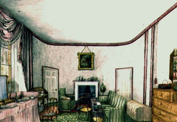 The Pink Room at Aynhoe by Lili Cartwright