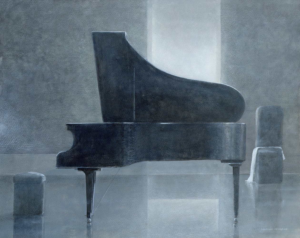 Black Piano by Lincoln Seligman