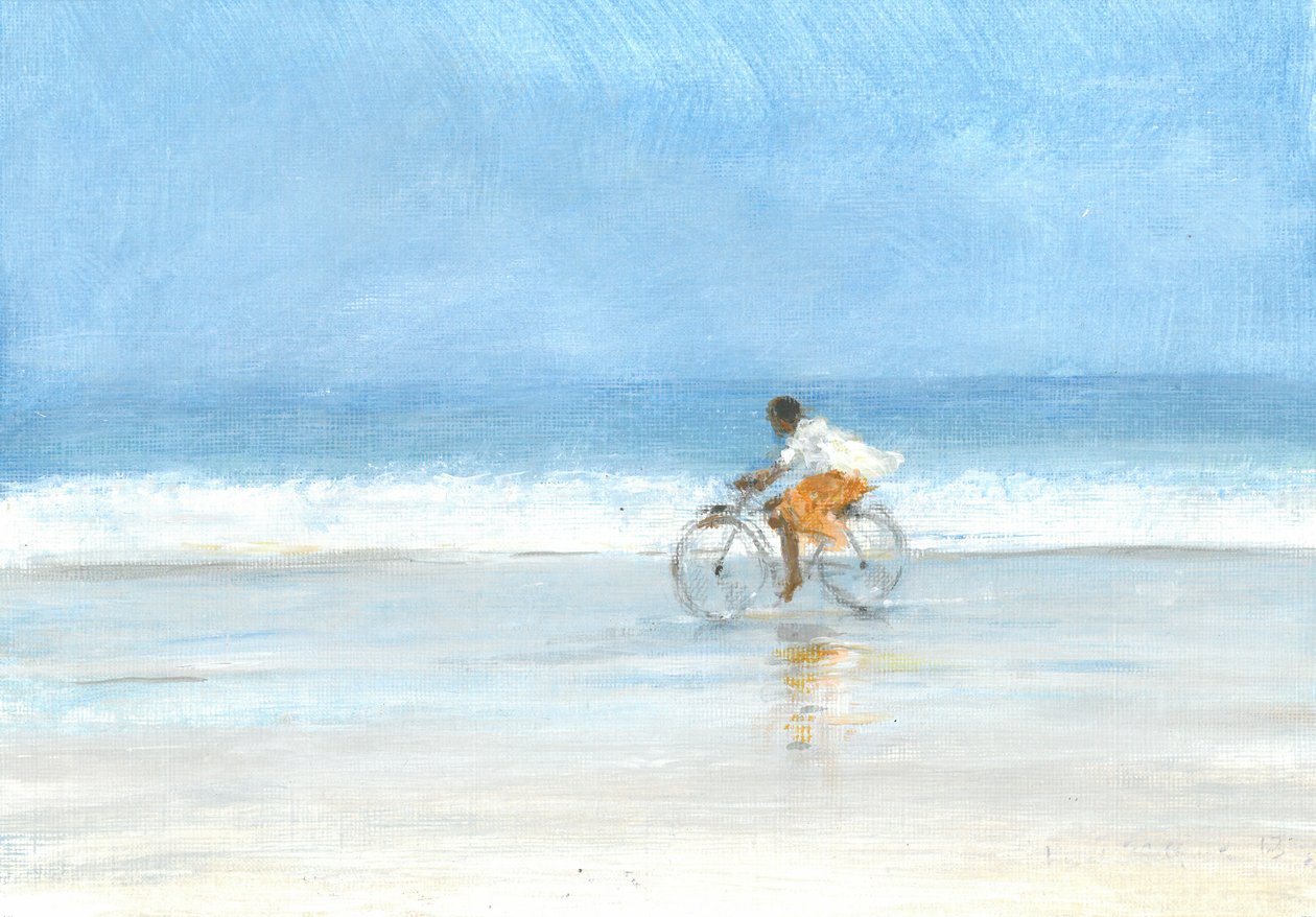 Boy on a Bike 1 by Lincoln Seligman