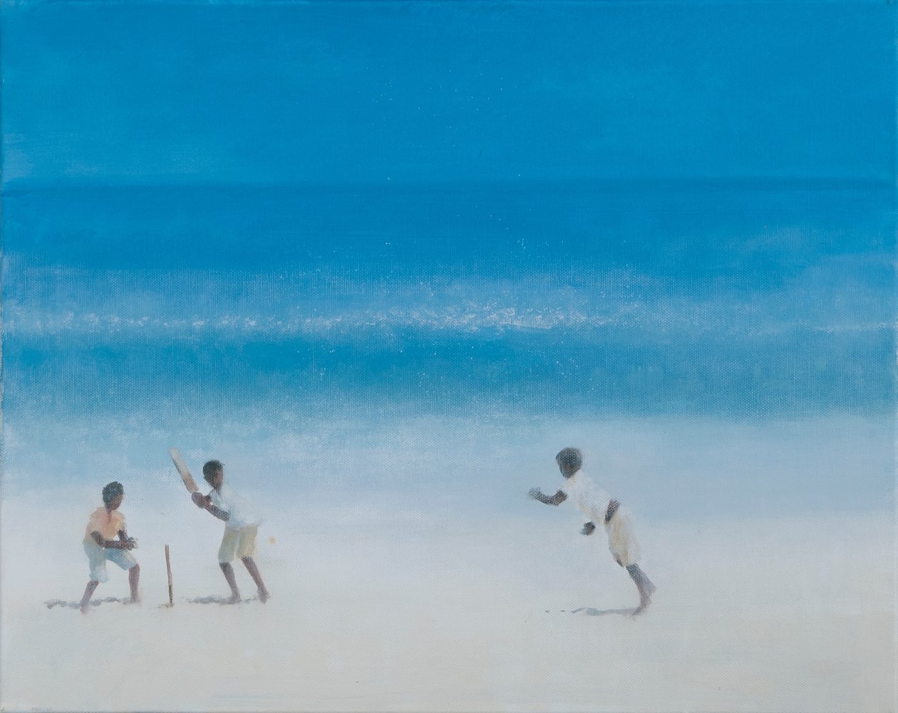 Cricket on the Beach, 2012 by Lincoln Seligman