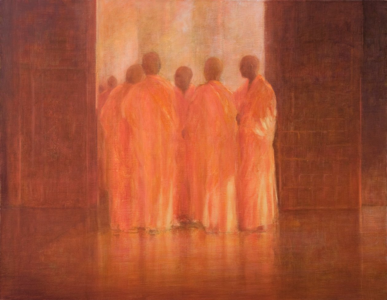 Group of Monks by Lincoln Seligman