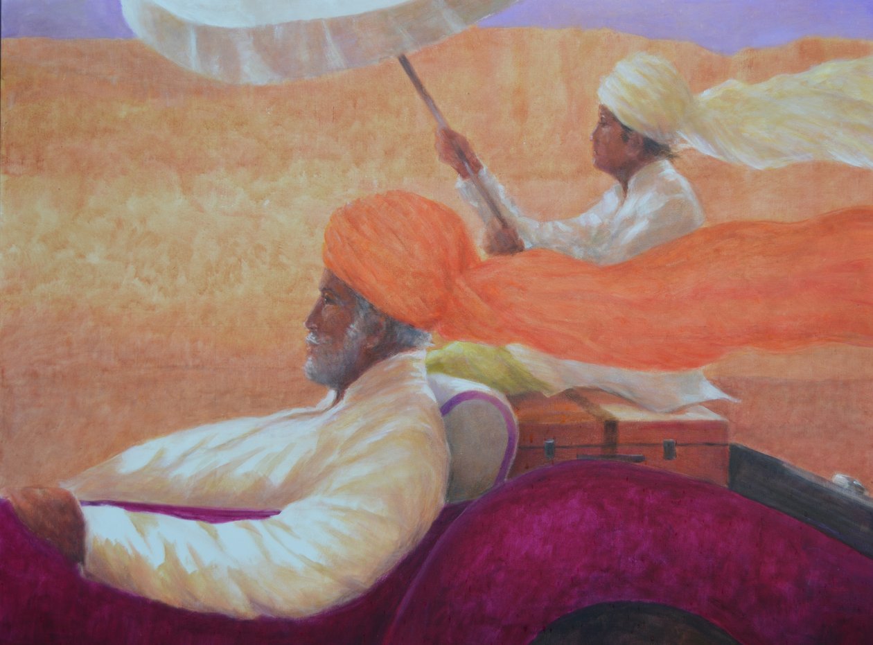 Maharaja and Umbrella by Lincoln Seligman