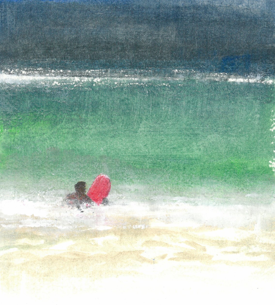 Surfing 2, Sri Lanka, 2015 by Lincoln Seligman