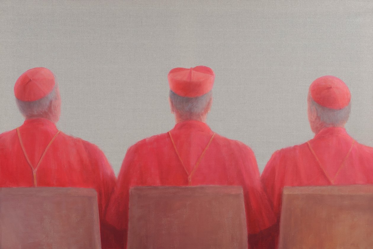 Three Cardinals II, 2012 by Lincoln Seligman