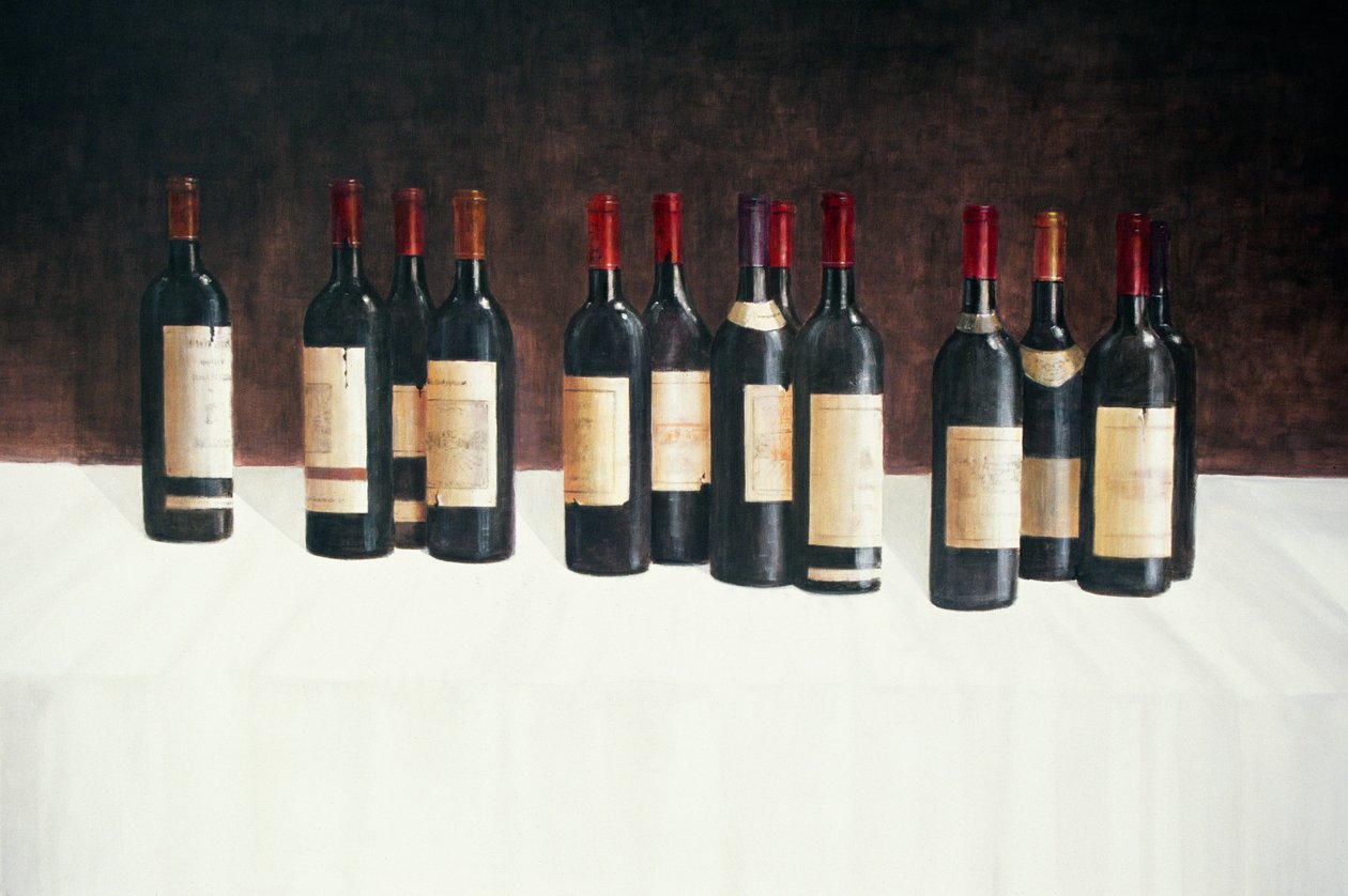 Winescape, Red, 2003 by Lincoln Seligman