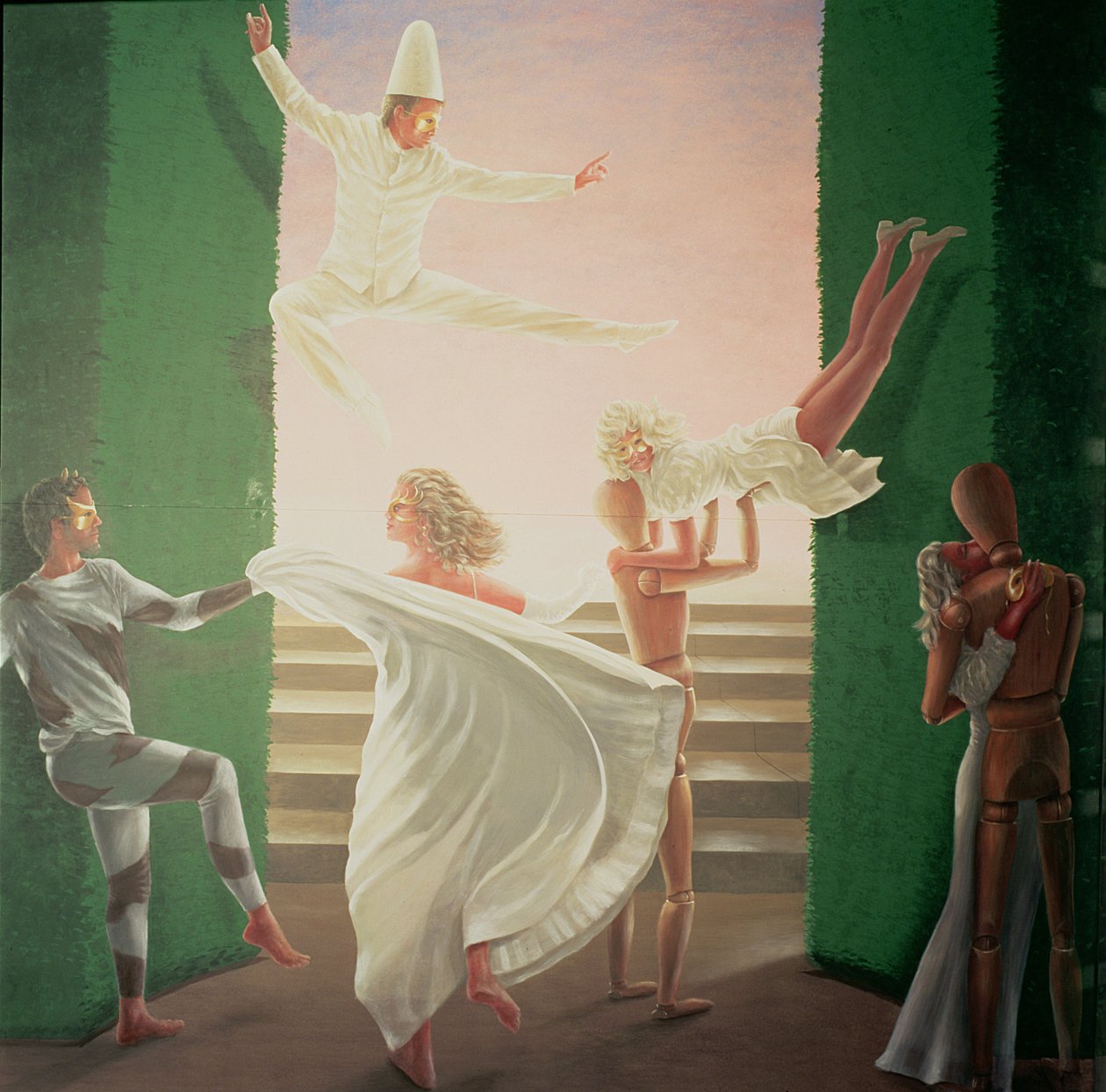 Berkley House Murals - 3 by Lincoln Seligman
