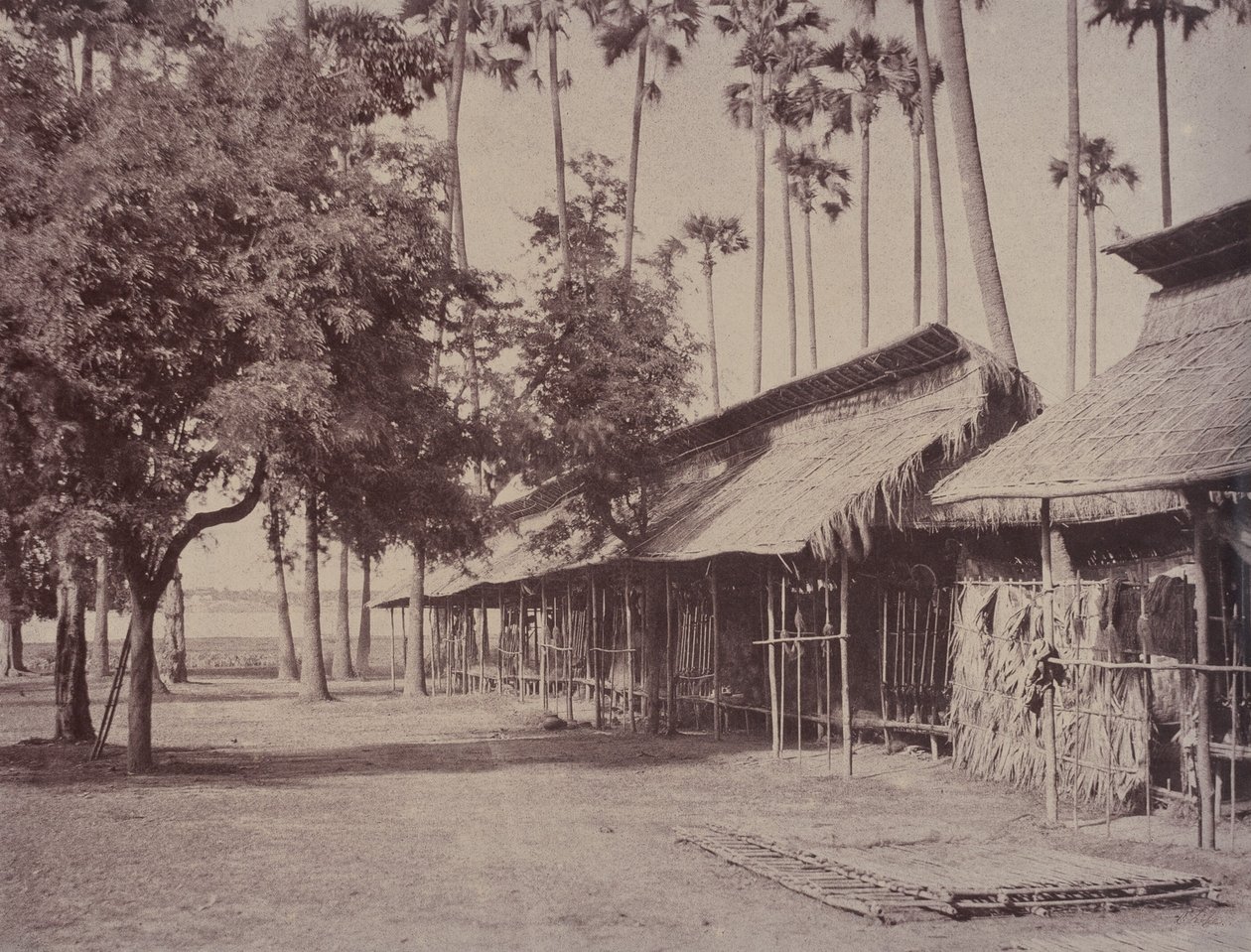 Amerapoora: Barracks of the Burmese Guard by Linnaeus Tripe