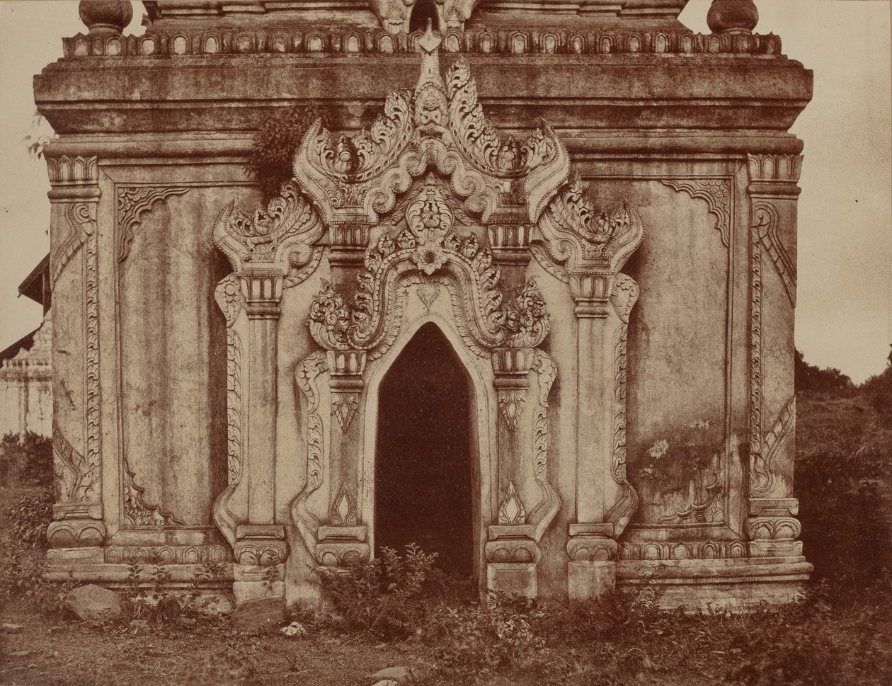Tsagain Myo: Doorway of a Small Pagoda by Linnaeus Tripe
