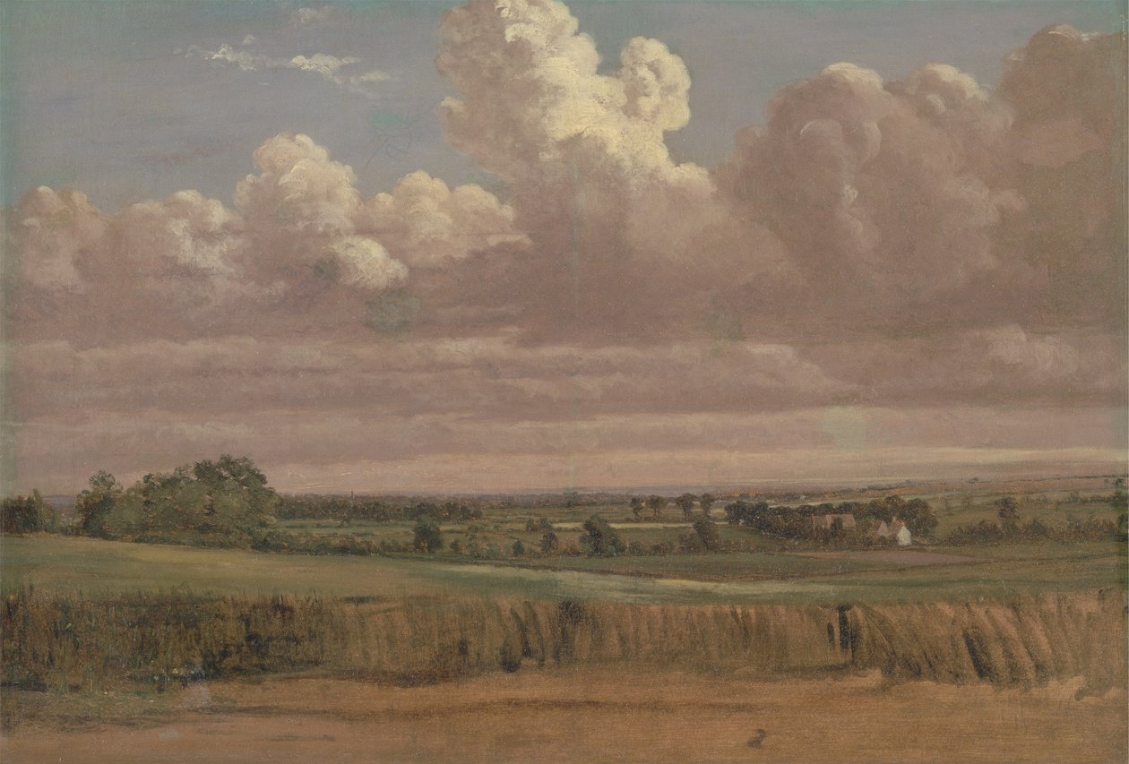 Landscape with Wheatfield, c.1850s by Lionel Constable
