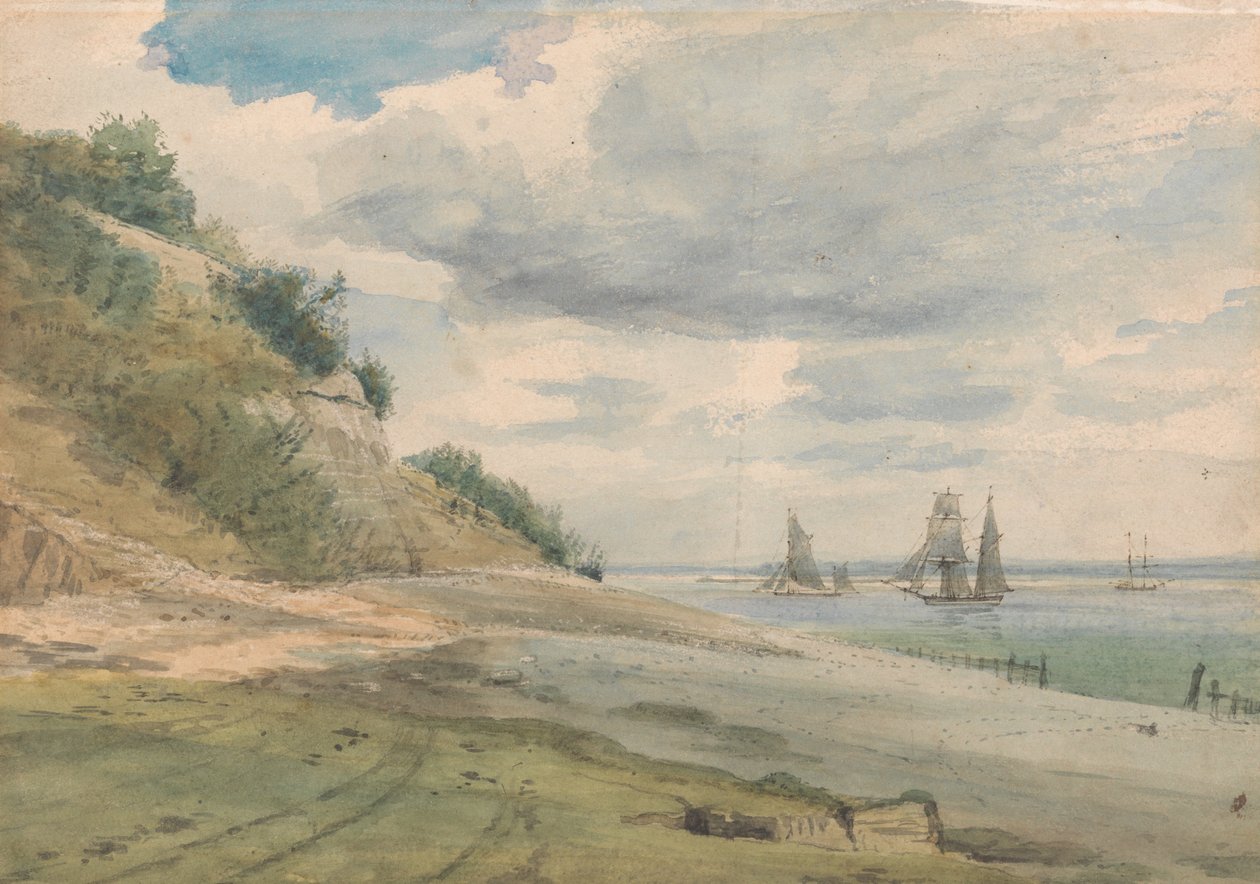 View near Walton on Naze by Lionel Constable