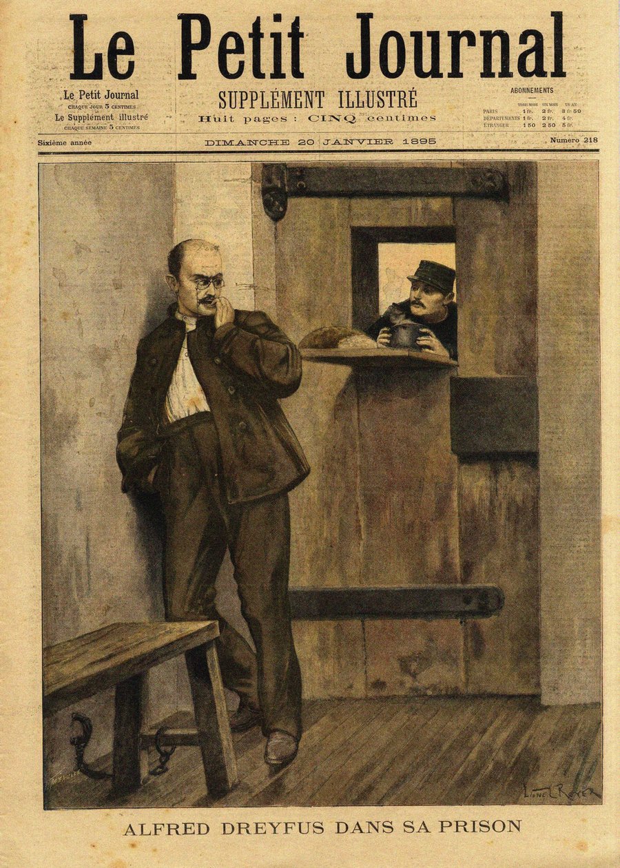 Le Petit Journal concerning the Dreyfus Affair, 1895 by Lionel Royer