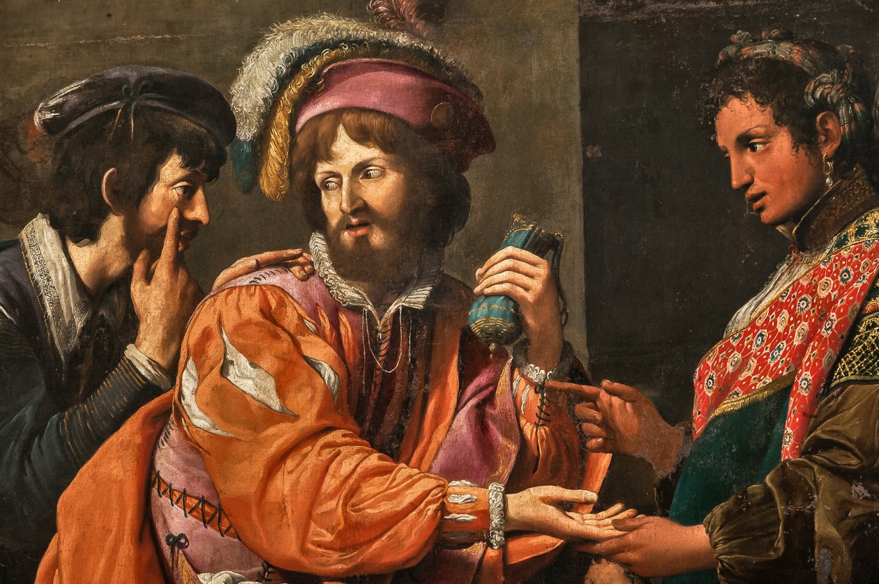 Buona Ventura (detail) by Lionello Spada