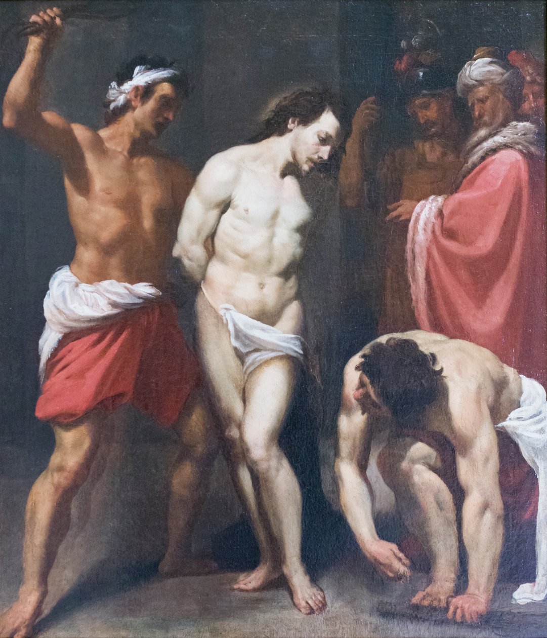Flagellation of Christ by Lionello Spada: Fine art print