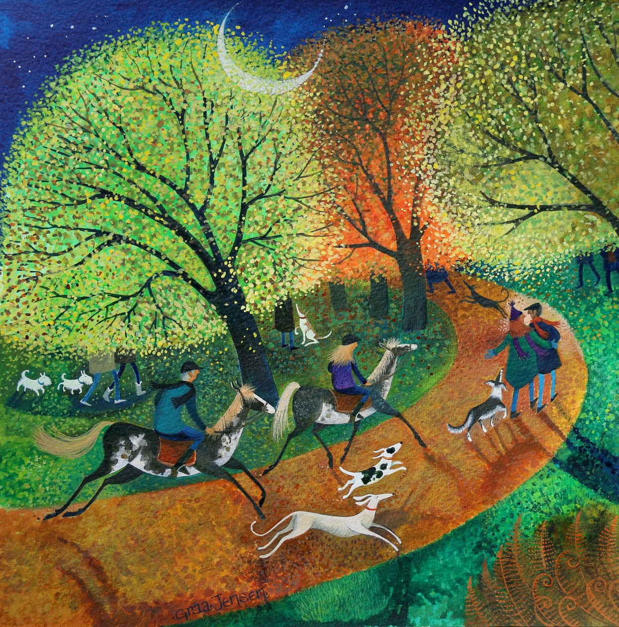 Evening Ride, 2018 by Lisa Graa Jensen