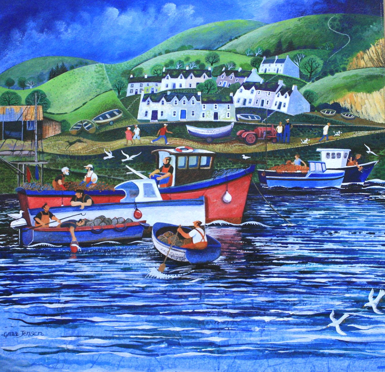 Landing the Catch, 2010 by Lisa Graa Jensen