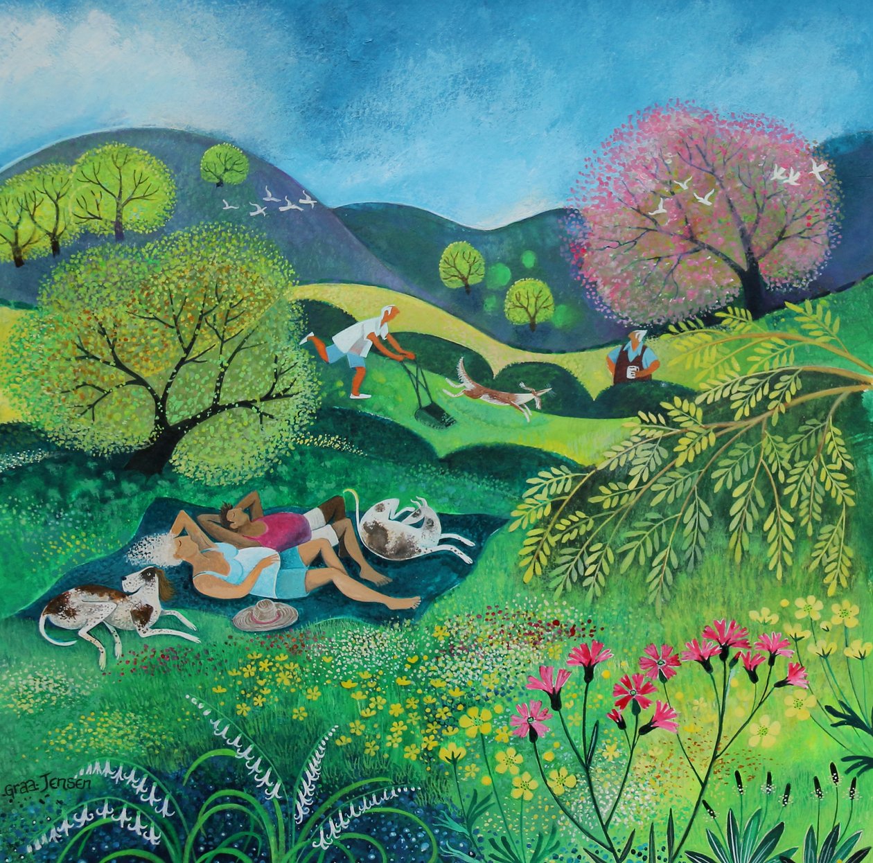 Sunny Sunday Afternoon by Lisa Graa Jensen