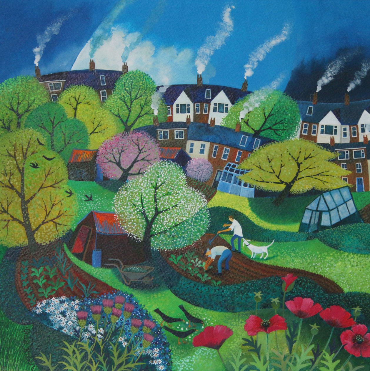 Veggie Patch, 2015 by Lisa Graa Jensen