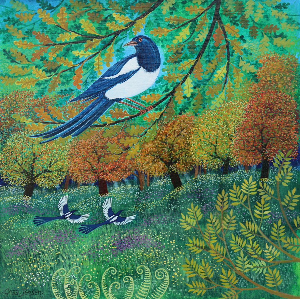 Year of the Magpie, 2025 by Lisa Graa Jensen