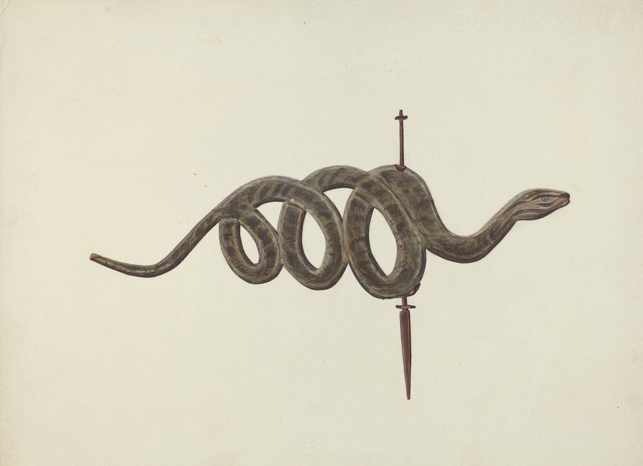 Serpent Weather Vane by Lloyd Broome