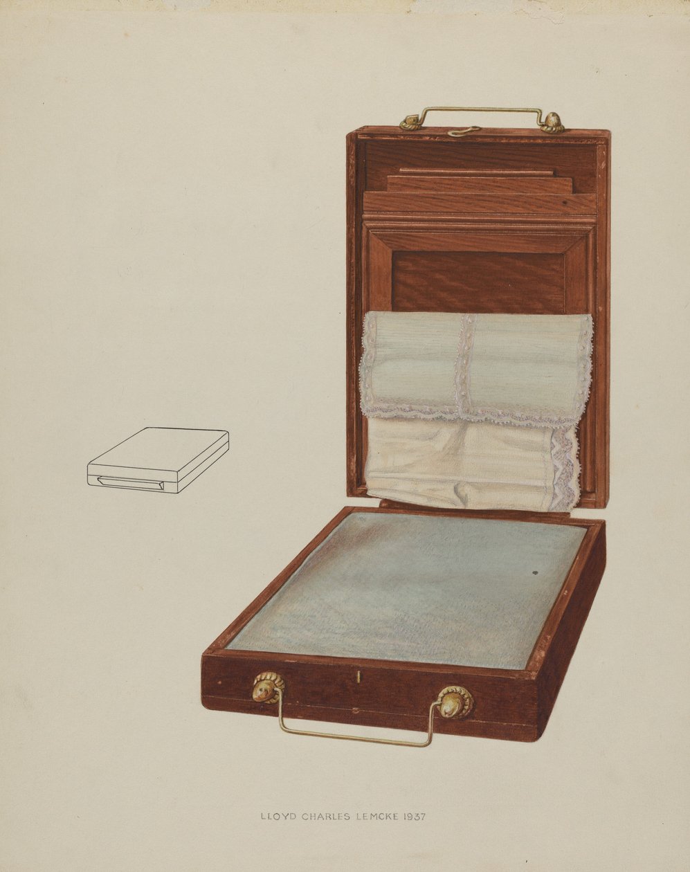Pillow Sham Holder by Lloyd Charles Lemcke