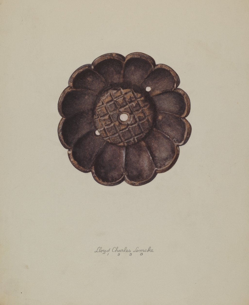 Rosette, 1938 by Lloyd Charles Lemcke