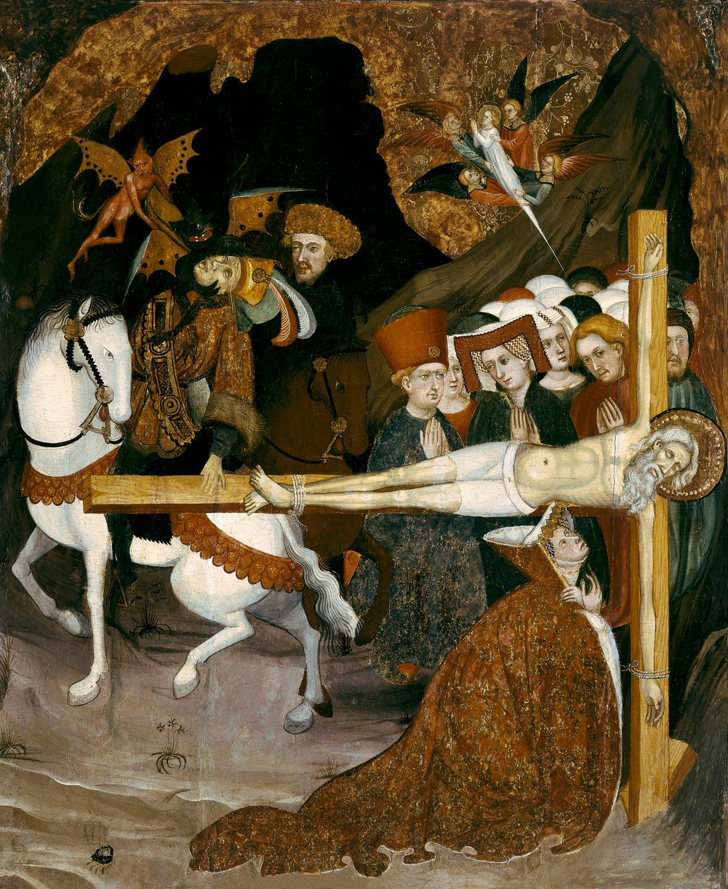 Crucifixion of Saint Andrew the Apostle by Lluís Borrassà