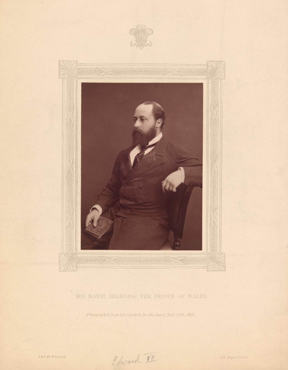 His Royal Highness the Prince of Wales (Edward VII) by Lock and Whitfield
