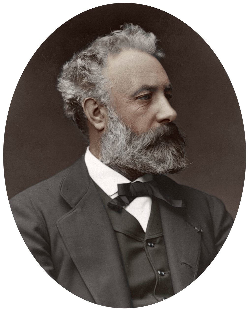 Jules Verne, French Novelist, 1877 by Lock and Whitfield