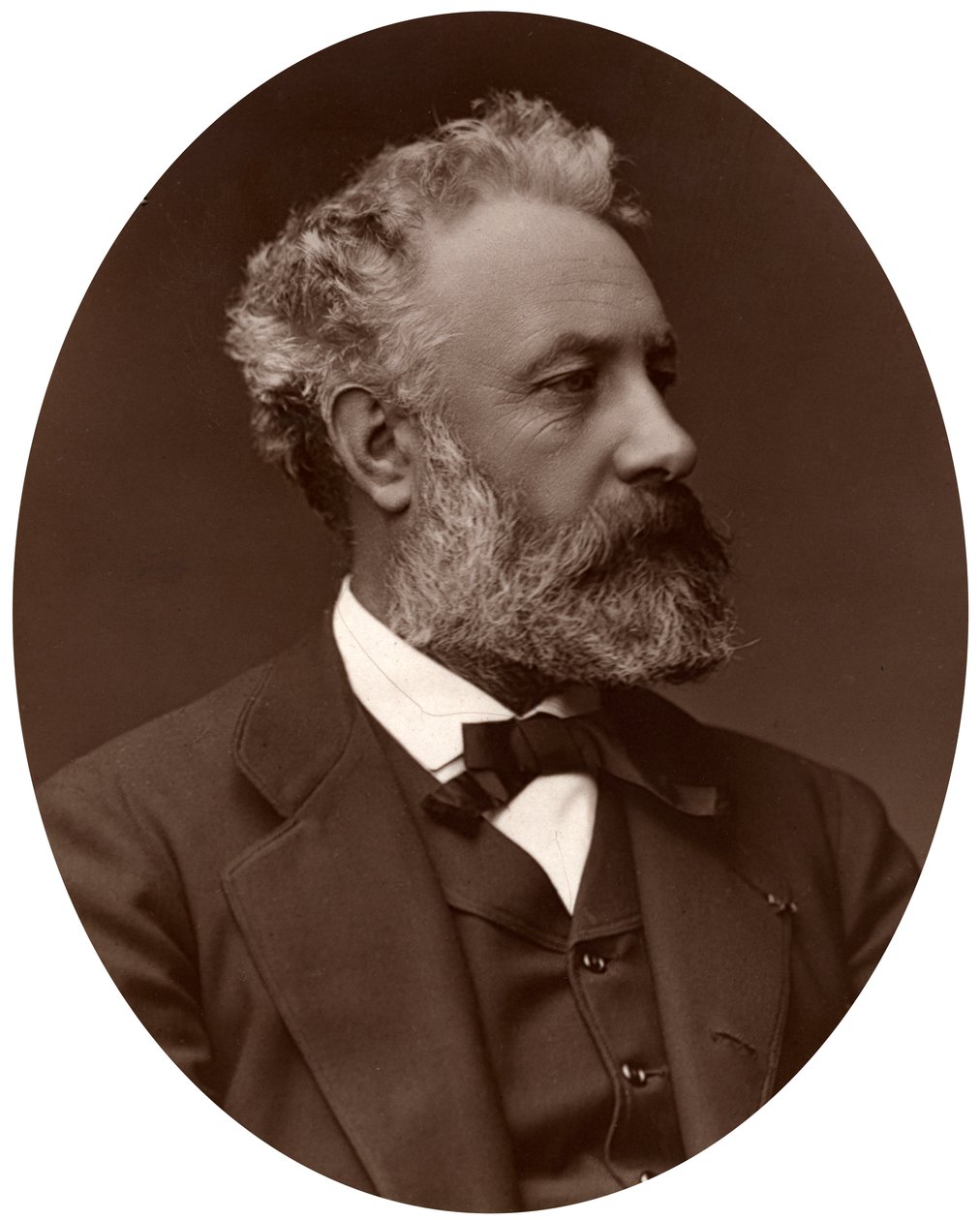 Jules Verne, French novelist, 1877 by Lock and Whitfield
