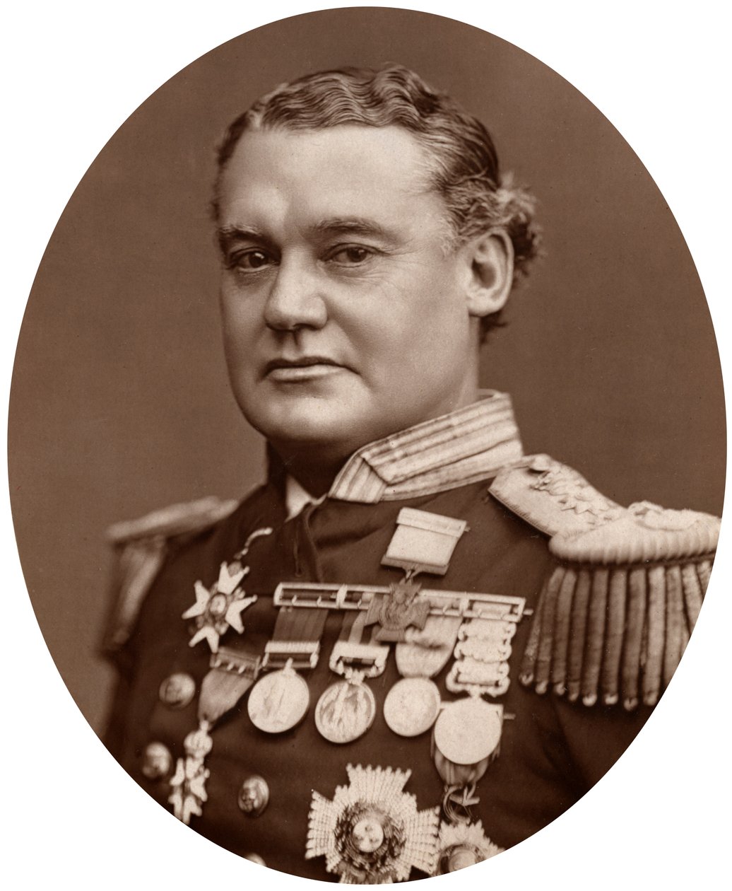 Rear-Admiral Sir William Nathan Wright Hewett, 1882 by Lock and Whitfield