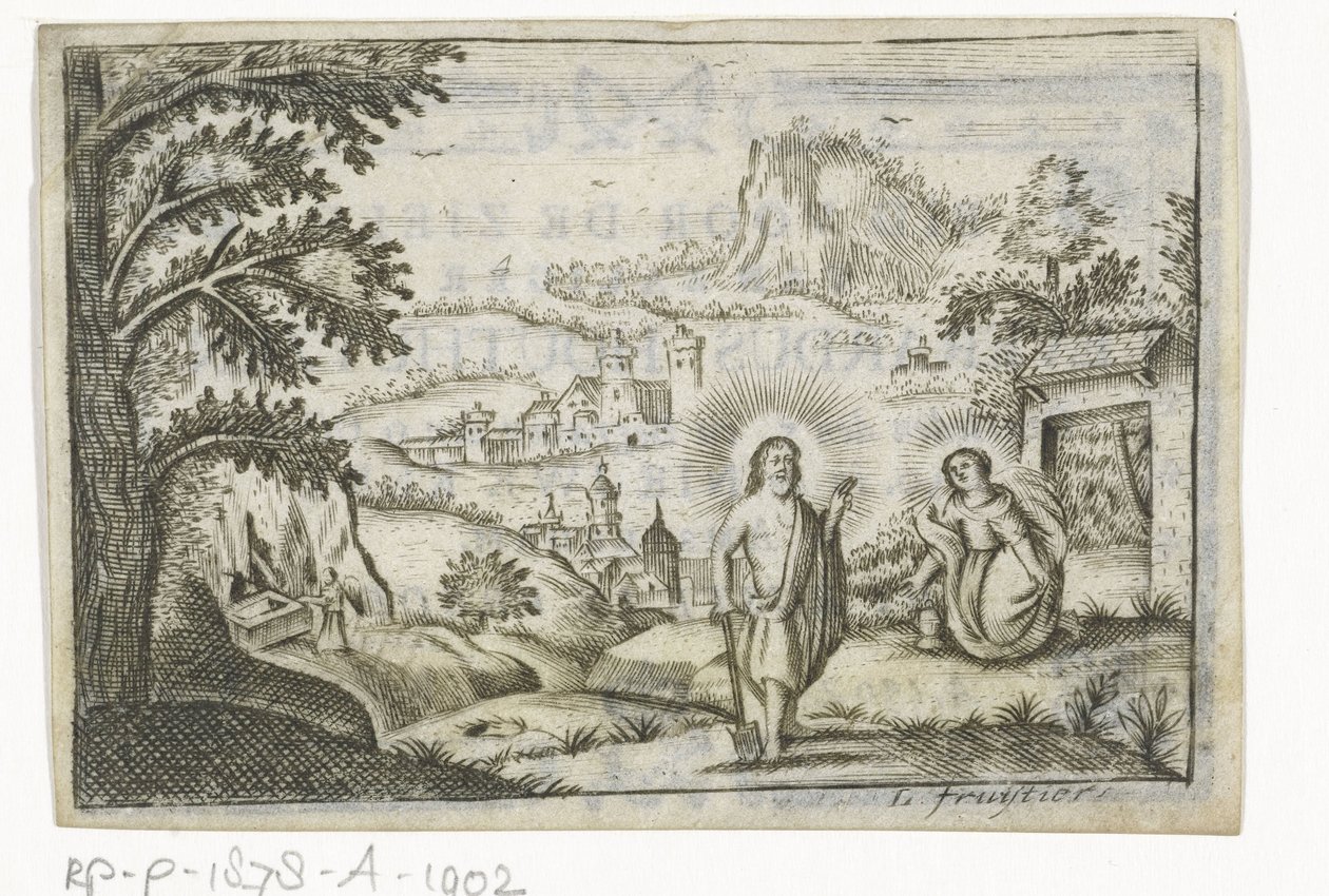 Christ Appears to Mary Magdalene by Lodewijk Joseph Fruytiers