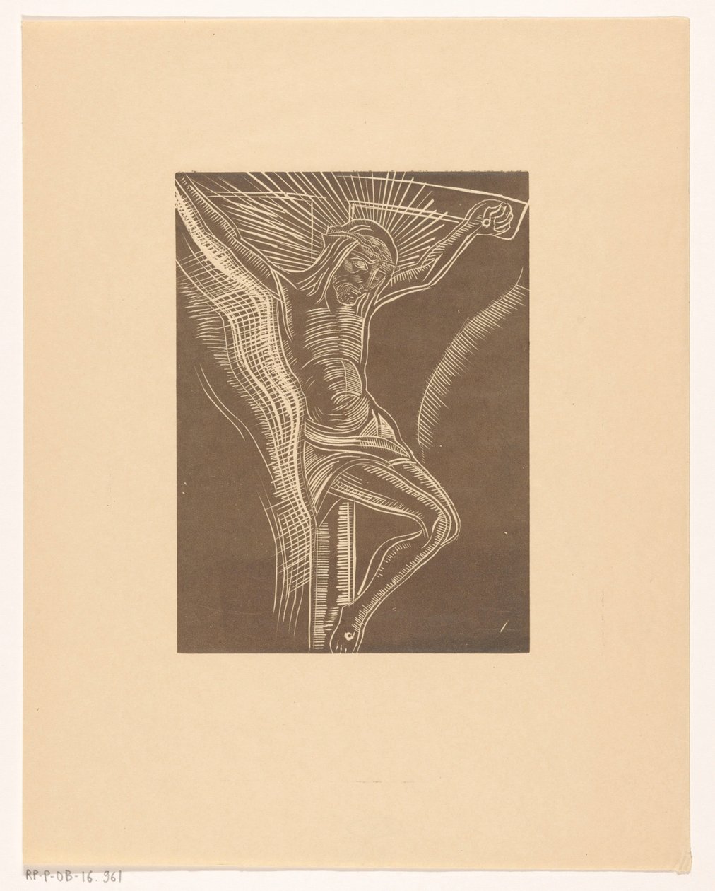 Christ on the Cross by Lodewijk Schelfhout
