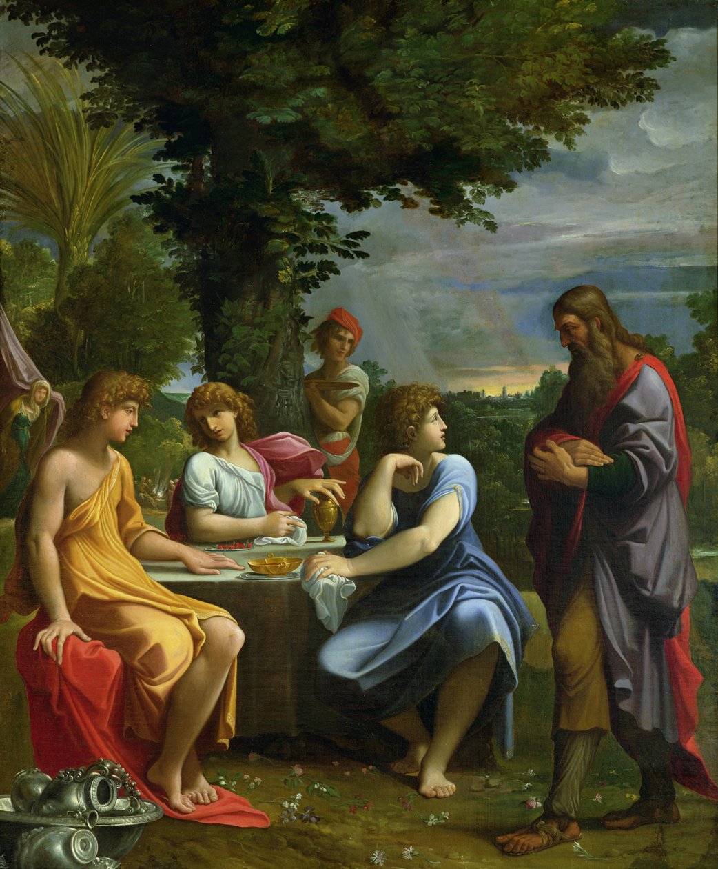 Abraham and the Three Angels by Lodovico Carracci