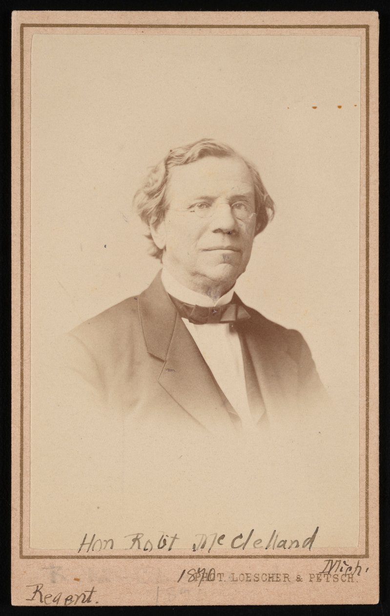 Portrait of Robert McClelland by Adolf Charlemagne
