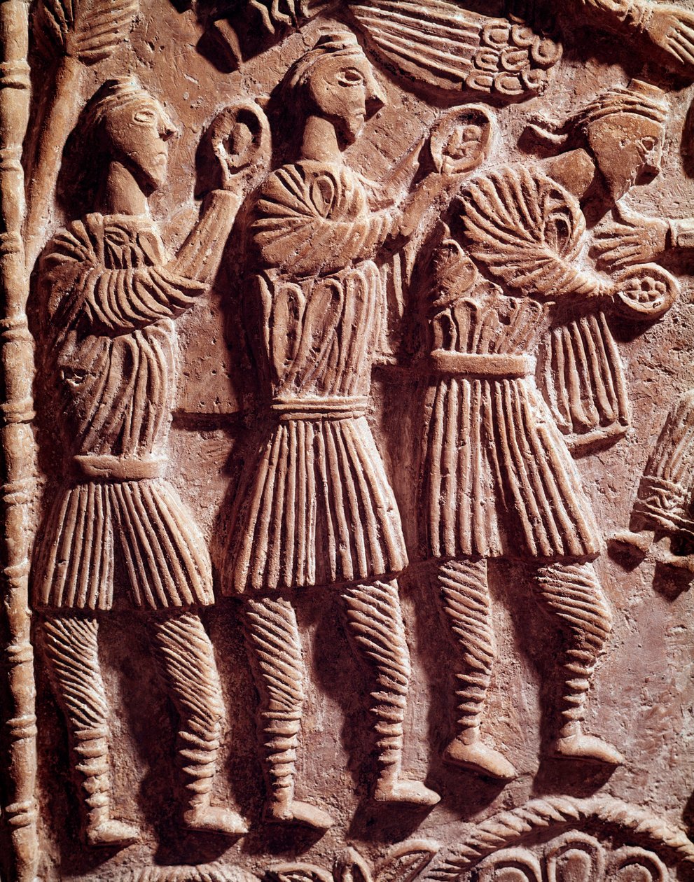 Lombard Art: The Wise Kings, Low Relief from the Altar of Duke Rachis by Lombard School
