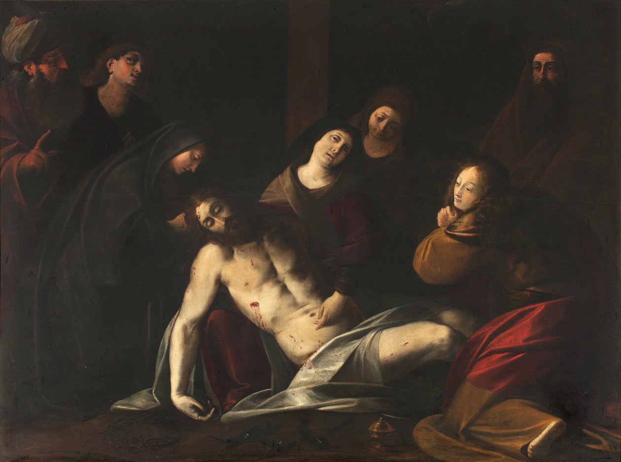 Milan, Church of San Francesco da Paola, Lombard School of the 1700s, The Deposition of the Cross by Lombard School