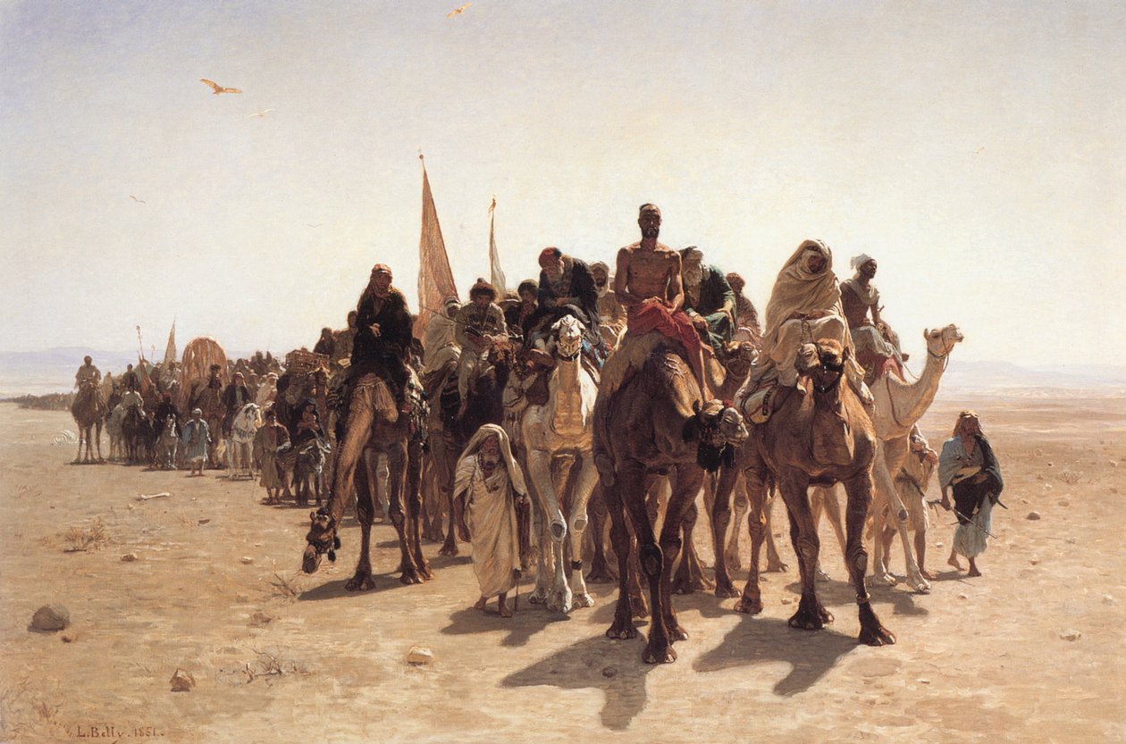 Pilgrims Going to Mecca by Léon Belly