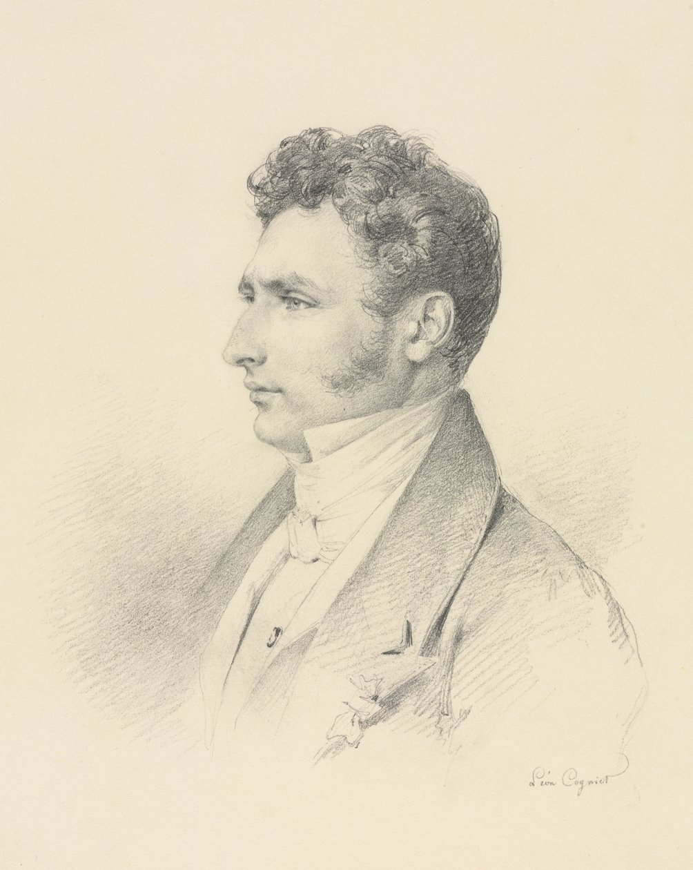 Portrait of a Gentleman by Léon Cogniet
