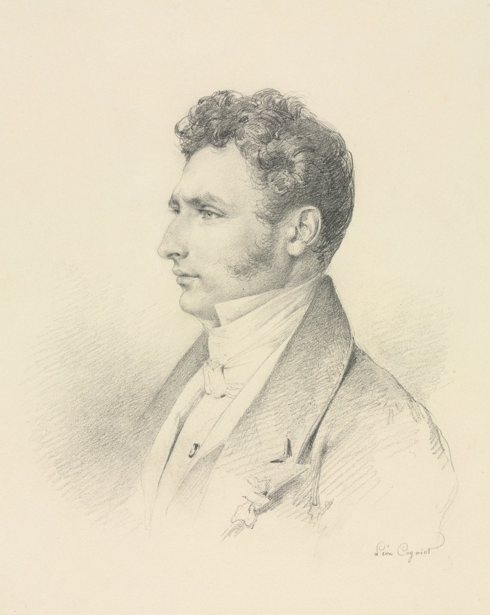Portrait of a Gentleman, c. 1835 by Léon Cogniet