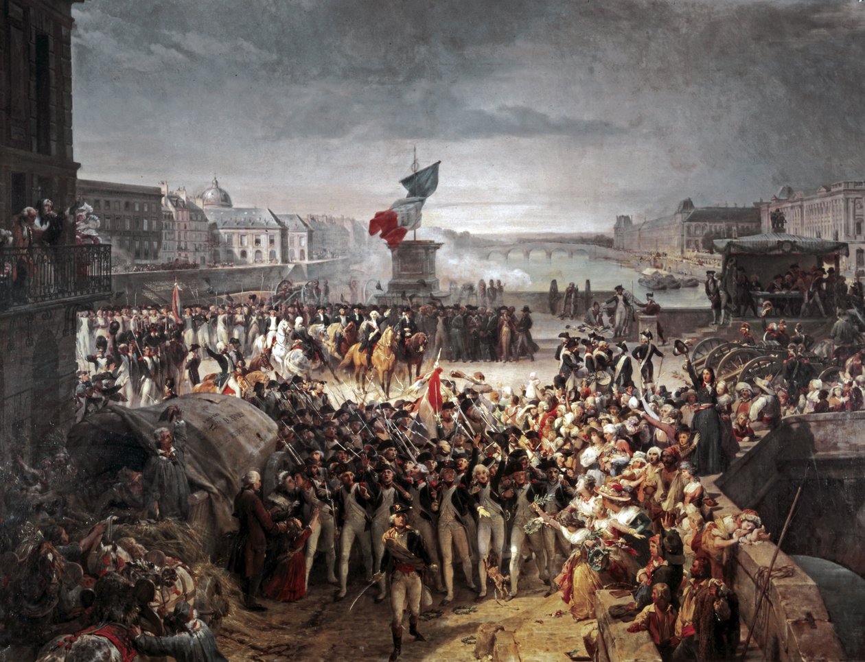 The Paris National Guard Joins the Army, Sept. 1792 by Léon Cogniet