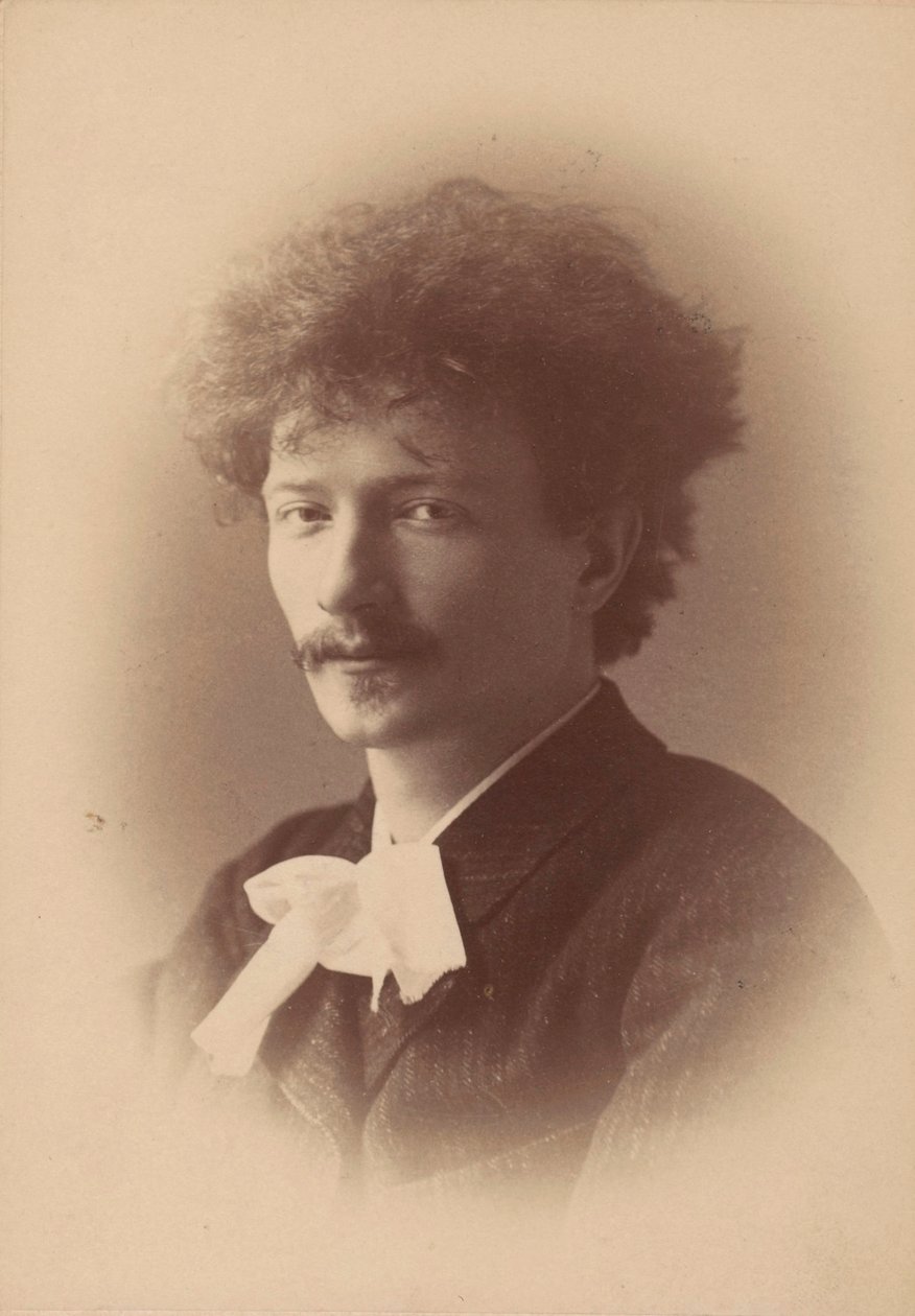 Portrait of the composer Ignacy Jan Paderewski by London . Photo studio Elliott and