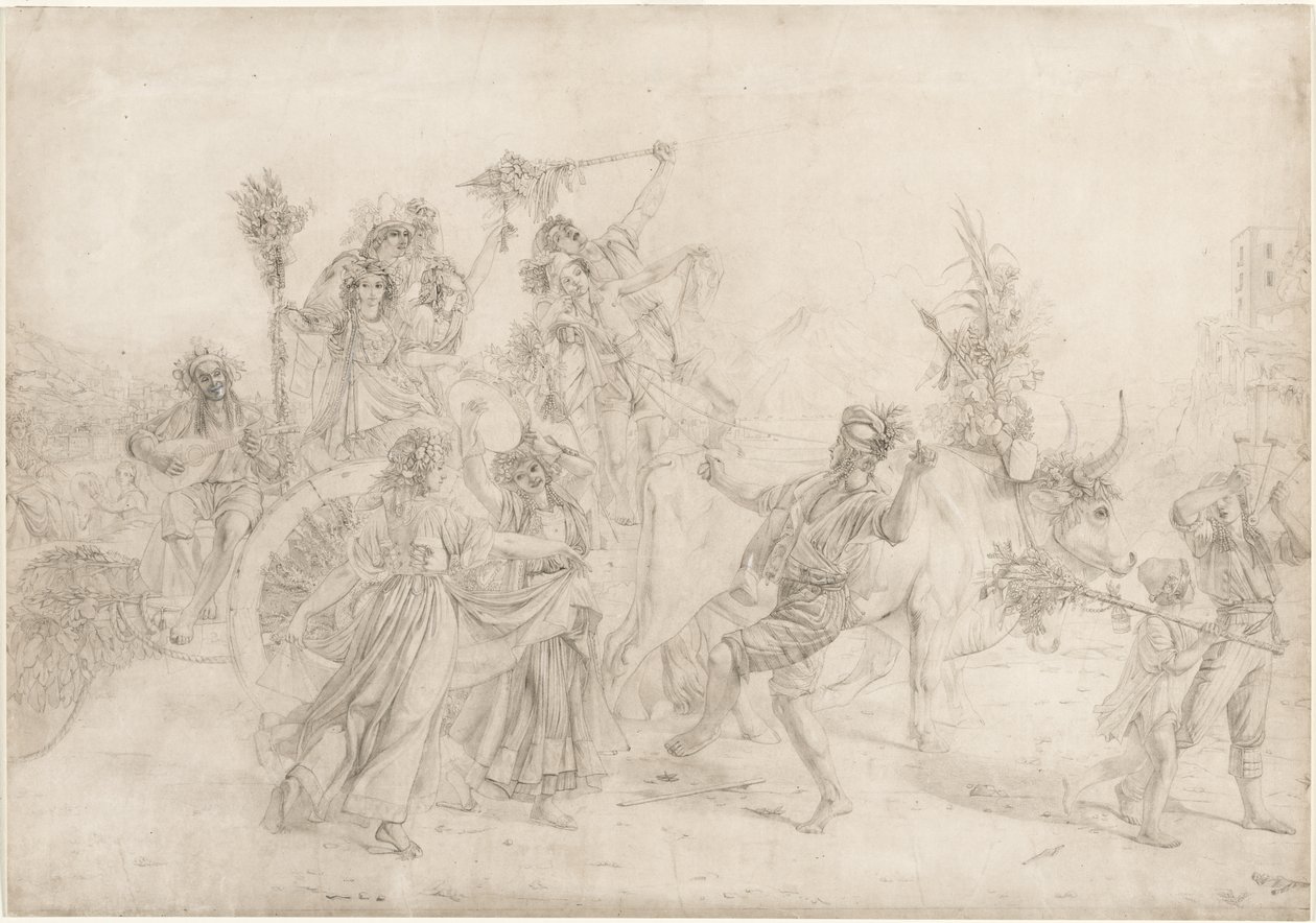 Pilgrims Returning from the Feast Day of the Madonna dell